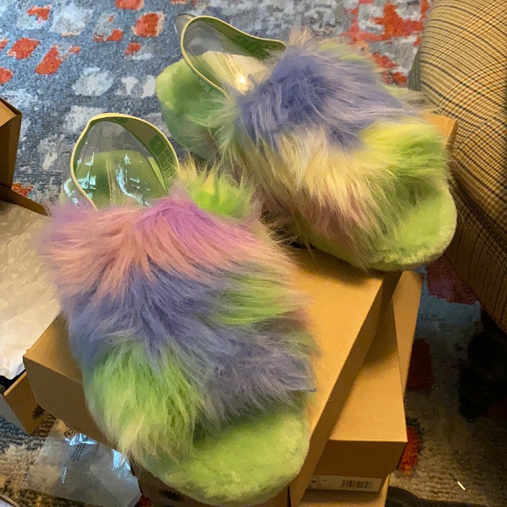 FLUFF YEAH SLIDE TIE DYE